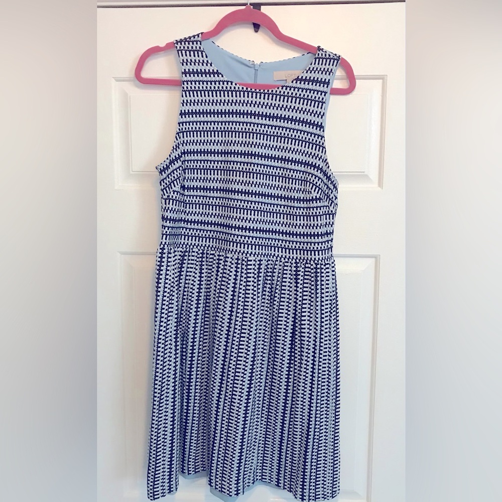 Loft, size L sleeveless dress